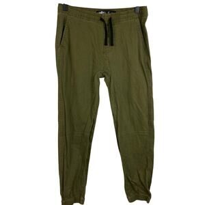 Brooklyn Cloth Workwear Boys Olive Green Twill Jogger XL Rugged Outdoors Play
